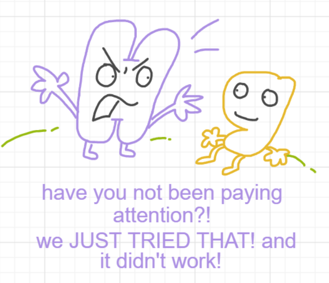 A panel from Ready Oar Knot, episode three of the Board Boards object show by Furretwalk/WalkingFurret.